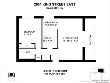 Glendale Manor Apartments — Apartment 1 Bedroom