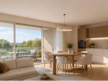 GRAND T3 75M2 TRIPLE EXPOSITION AVEC TERRASSE