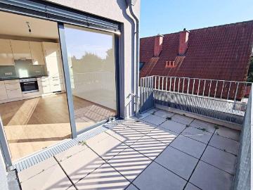 GRÜNBLICK, RUHELAGE, 58 m2 Neubau mit 18 m2 Balkon,...