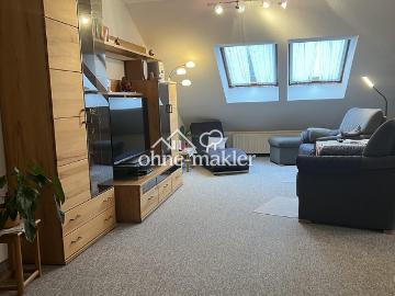 Helle 2 Zimmer Dachgeschosswohnung in Großenseebach mit...