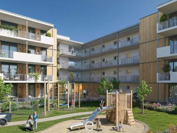 HYGGE Wohnen Top B1.4 3 Zimmerwohnung 77,11m² mit Balkon...