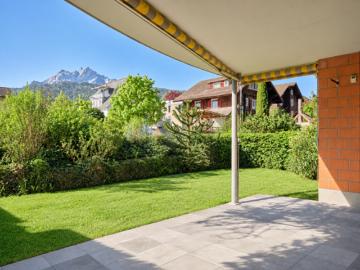 Ihr neues Zuhause mit Garten und Pilatusblick in 6010 Kriens