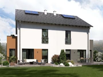 Individuell gestaltetes Reihenhaus in Stuttgart...