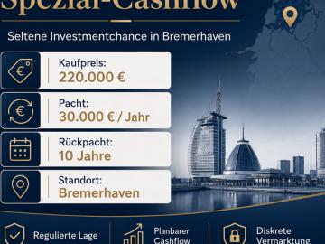 Kapitalanlage mit seltenem Spezial Cashflow in Bremerhaven