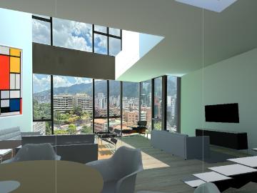 Las Mercedes, Apartamento duplex a Estrenar, vista al vila