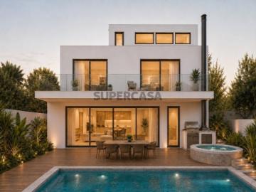 Lote com projeto aprovado, piscina e vistas de mar,...