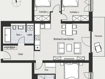 Luxus Apartment mit 103 m2 zu verkaufen in Schöneberg,...