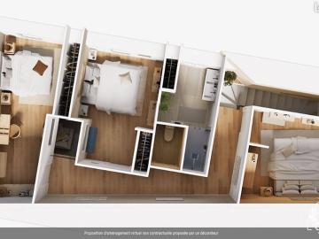 Maison 4 pièces 140 m² à rénover COUFOULEUX