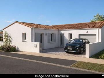 Maison 84 m² avec terrain à FORGES 17