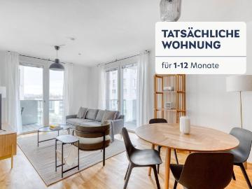 Marinatower: U2 Donaumarina, 3 Zi mit Balkon und...