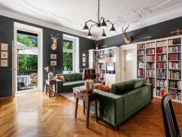 Maxvorstadt: Großzügige Hochparterre Wohnung im...