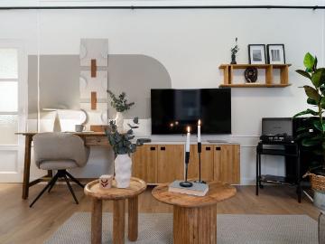 Modern 4 Bedroom Apartment with AC and Designer Decor on...