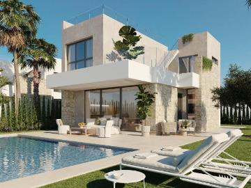 Modernas villas de nueva construcción con vistas al mar...