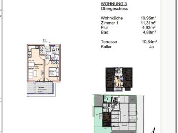 Moderne Neubauwohnung mit großer Terrasse & Parkplatz