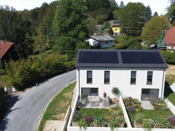 Moderne, Schlüsselfertige Doppelhaushälfte im Grünen,...