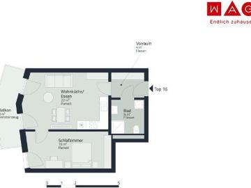 Moderne 2 Zimmer Wohnung mit Balkon in Graz – Erstbezug...