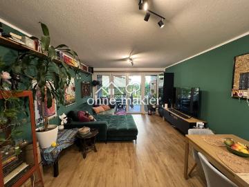 Moderne 3 Zimmer Erdgeschosswohnung mit Terrasse und Garten