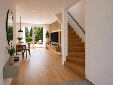 Modernes Reihenhaus mit Eigengarten und Terrasse in...