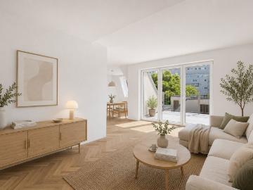 Moderner Dachgeschoss Neubau mit XXL Dachterrasse und...