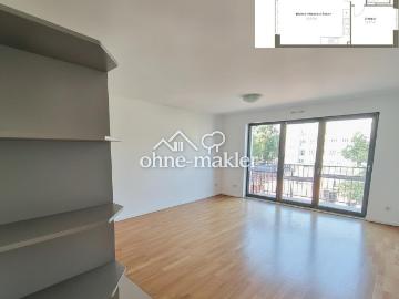 Neubau 2025, provisionsfrei: 3 Zimmer, 74,43 m², Balkon,...