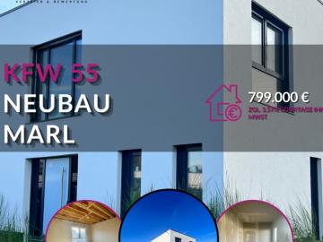 Neubau KFW 55 Einfamilienhaus in Marl Drewer