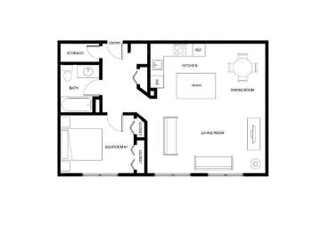 Oliver Tower 2 Bedroom Apartment for Rent at 12225 Stony...