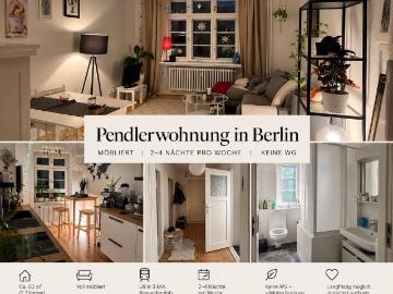 Pendlerwohnung Berlin | 2–3 NächteWoche | keine WG