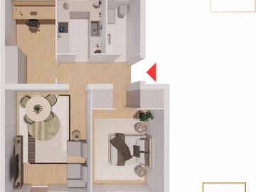 Perfekt für Paare – 3 Zimmer Wohnung mit Balkon in...