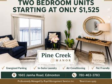 Pine Creek Manor 2 Bedroom Apartment for Rent at 1665...