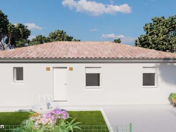 Projet de construction d'une maison 74.84 m² avec...