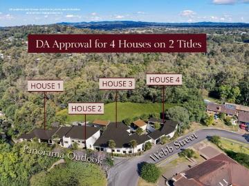 Prime Residential Infill Land with DA for Four Houses on...