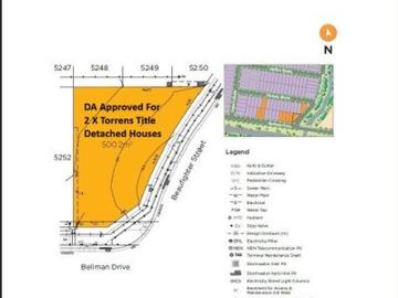 RARE DA APPROVED DUPLEX SITE IN PRESTIGIOUS AKUNA VISTA !
