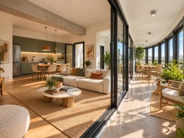 RARE T4 esprit LOFT avec JARDIN d'hiver