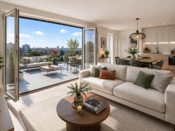 RARE 3 pièces DERNIER ÉTAGE avec immense terrasse...