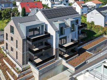 Rohbau fertig: 2 Zi. im EG – Schick und Barrierefrei
