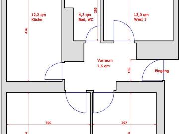 Ruhige 3 Zimmer Wohnung in Innsbruck Pradl