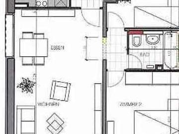 Schöne und zentrale Wohnung mit grossem sonnigen Balkon