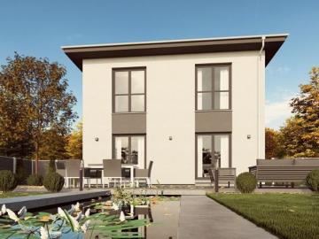 SACHLICHES EIN­FA­MI­LI­EN­HAUS GEPAART MIT NÜTZLICHER...