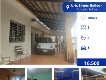 SE VENDE CASA EN URB.SIMÓN BOLVAR CARONI VE14 0006EB EROD