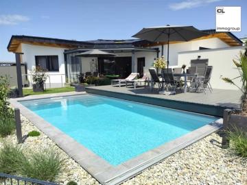 Sternhaus mit Pool Salzburger Seenland