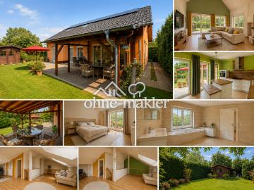 Stilvolles Einfamilienhaus mit Galerie, Kamin &...
