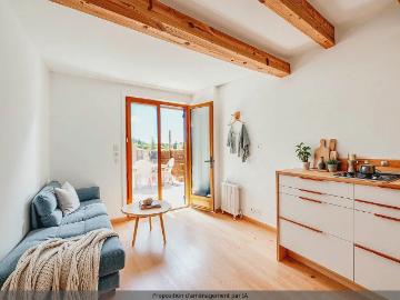 Studio 25 m²