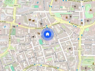 Studio apartment for rent in The Liberties, Dublin