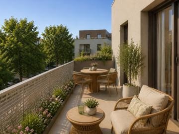 2 pièces neuf avec vaste terrasse lumineuse – Marseille...